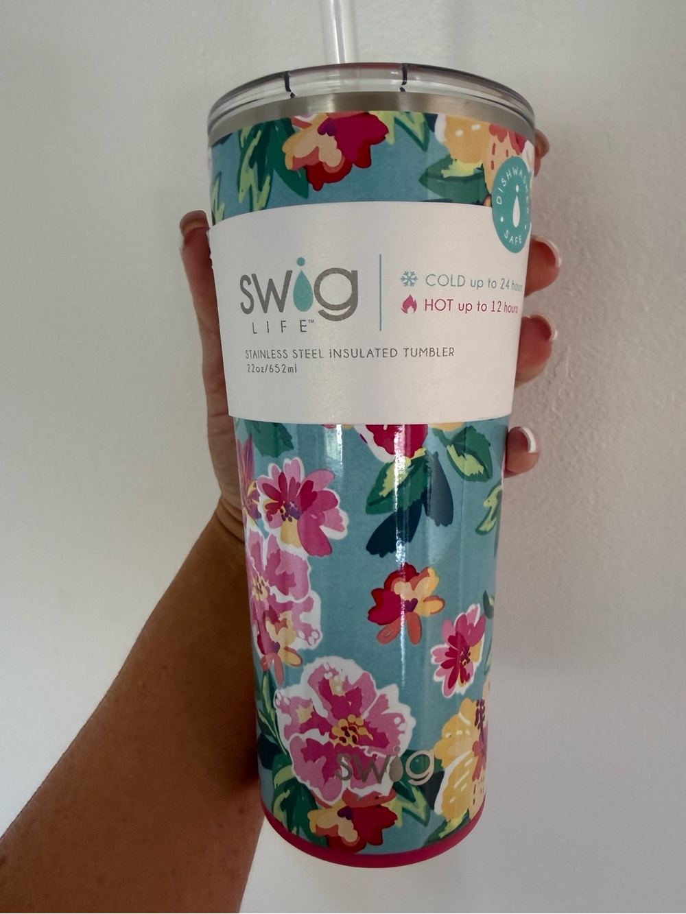NWT Swig Floral Tumbler - Picture 3 of 4